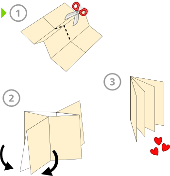 Instructions for folding your Pocket Album