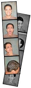 Create vintage photo booth strips. Four poses! Say cheese!
